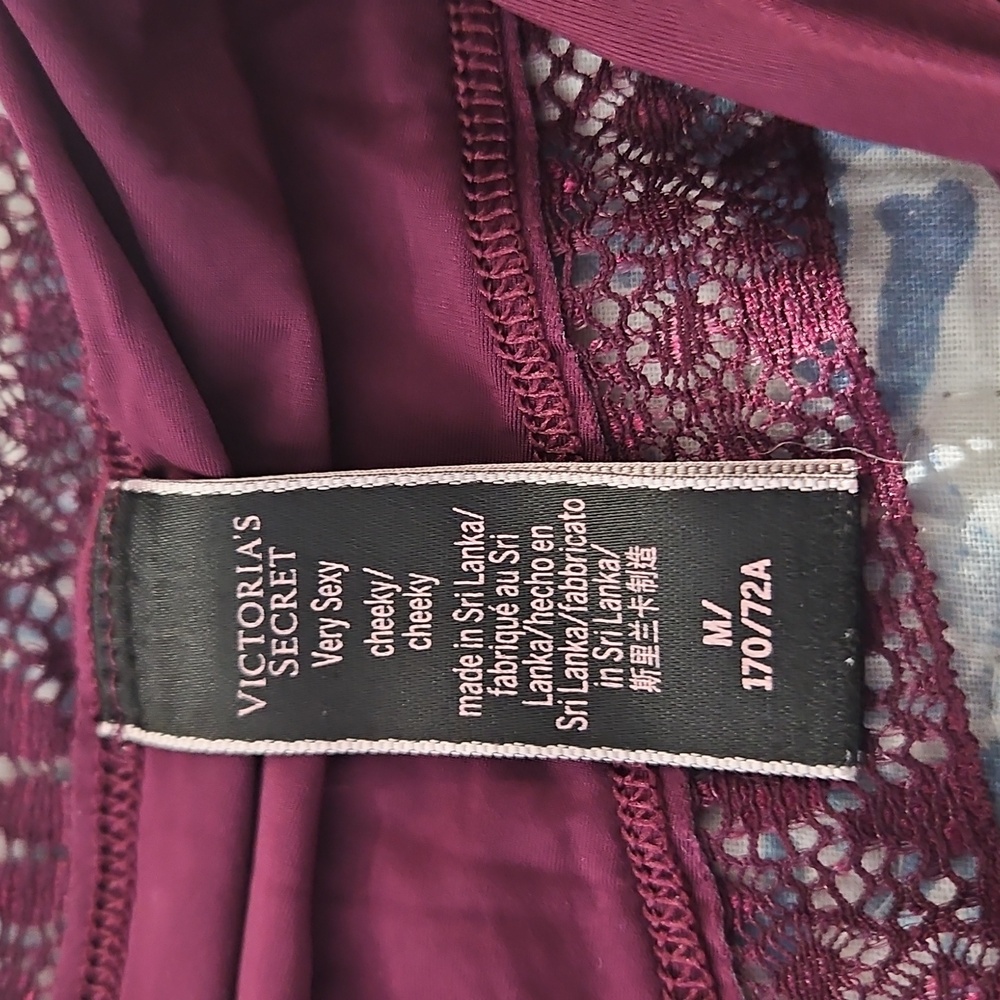 Victoria's Secret Lace Panties - Pink, Black, Burgundy, White - Picture 6 of 10
